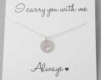 Miscarriage Necklace, Infant Loss Jewelry, Heart necklace, Sympathy gift,