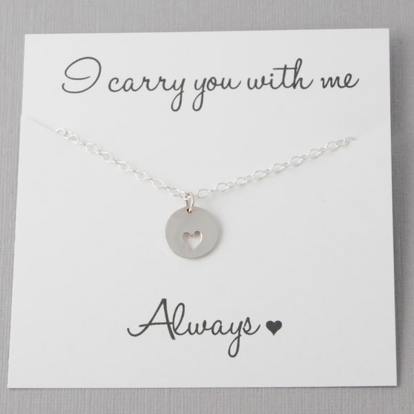 Collar de aborto espontáneo, joyería por pérdida de un bebé, collar de corazón, regalo de condolencia,