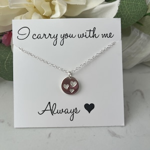 Triple Miscarriage Necklace Infant Loss Jewelry Heart Necklace Sympathy Gift silver Heart, 3 Miscarriage Necklace Loss of Loved Ones