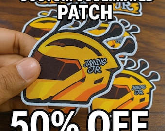Custom Print Sublimation Patches: Your Design, Your Style (MOQ 10+)
