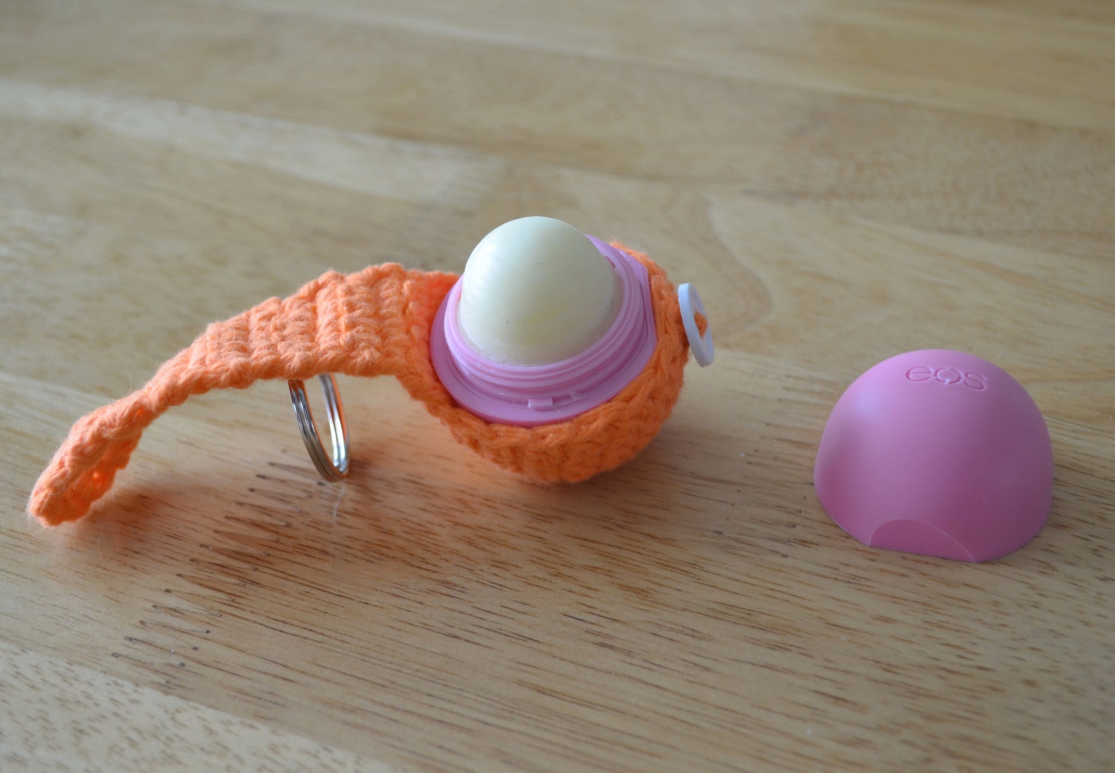 Crochet Pattern Keychain EOS Lip Balm Holder Etsy