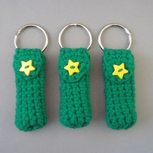 Crochet Pattern Keychain Lip Balm Holder image 4