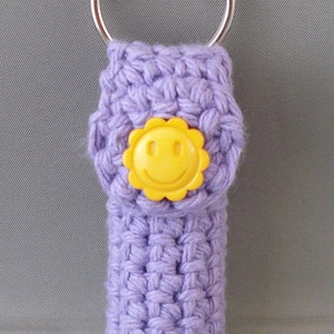 Crochet Pattern Keychain Lip Balm Holder image 5