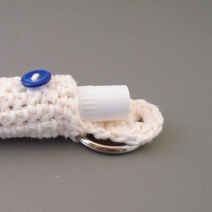 Crochet Pattern Keychain Lip Balm Holder image 5