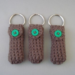 Crochet Pattern Keychain Lip Balm Holder image 3