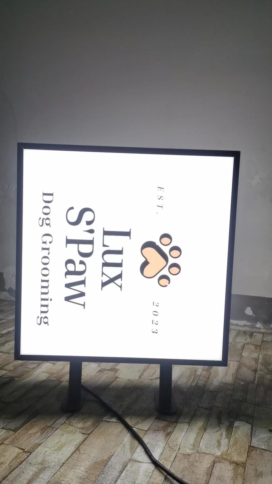 Rectangle Light Box, Custom Sign,store Front Sign,outdoor Sign, Double ...