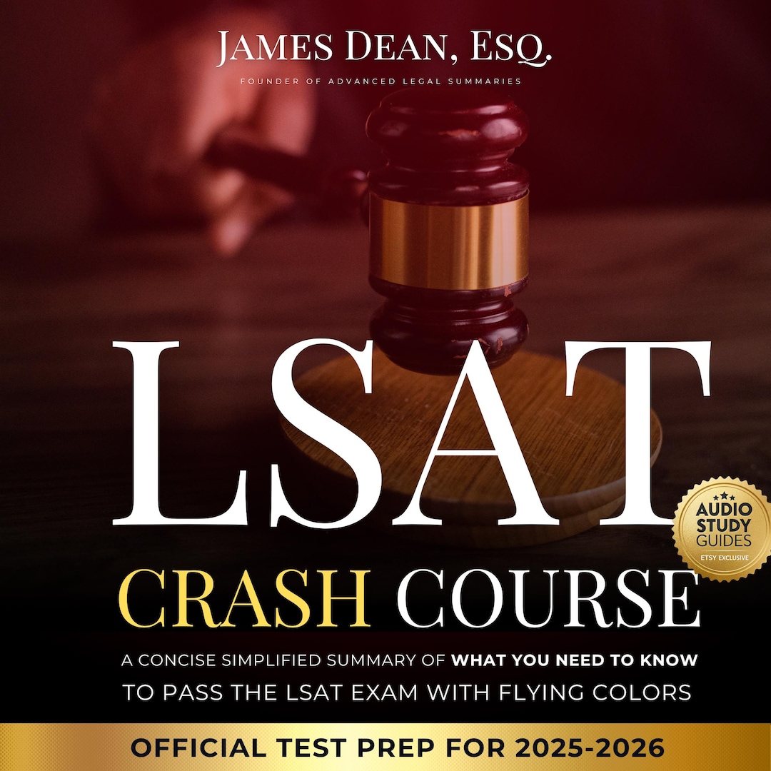 LSAT Crash Course Audio Study Guide [11+ Hours] - Etsy