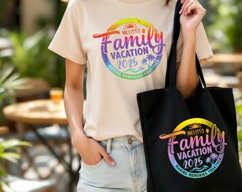 Personalized Family Vacation Shirt, Custom Family Travel, Vacation Trip Matching Family Tees, Family Reunion T-Shirt, Gift for Family
