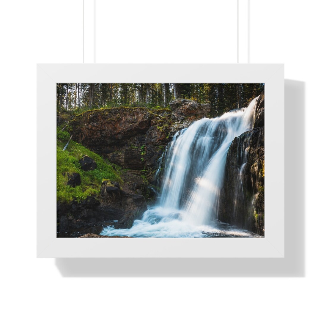 Framed Landscape Wall Decor / Photography Waterfall - Etsy