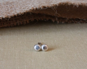 Tiny Sterling Silver Stud Earrings