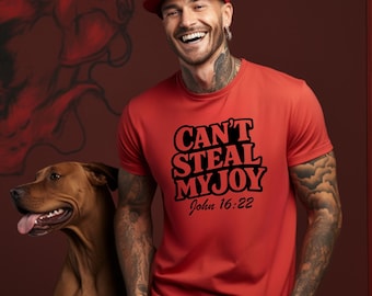 Siebdruck: Can't Steal My Joy, Christlicher Glaube (Ready to Press)