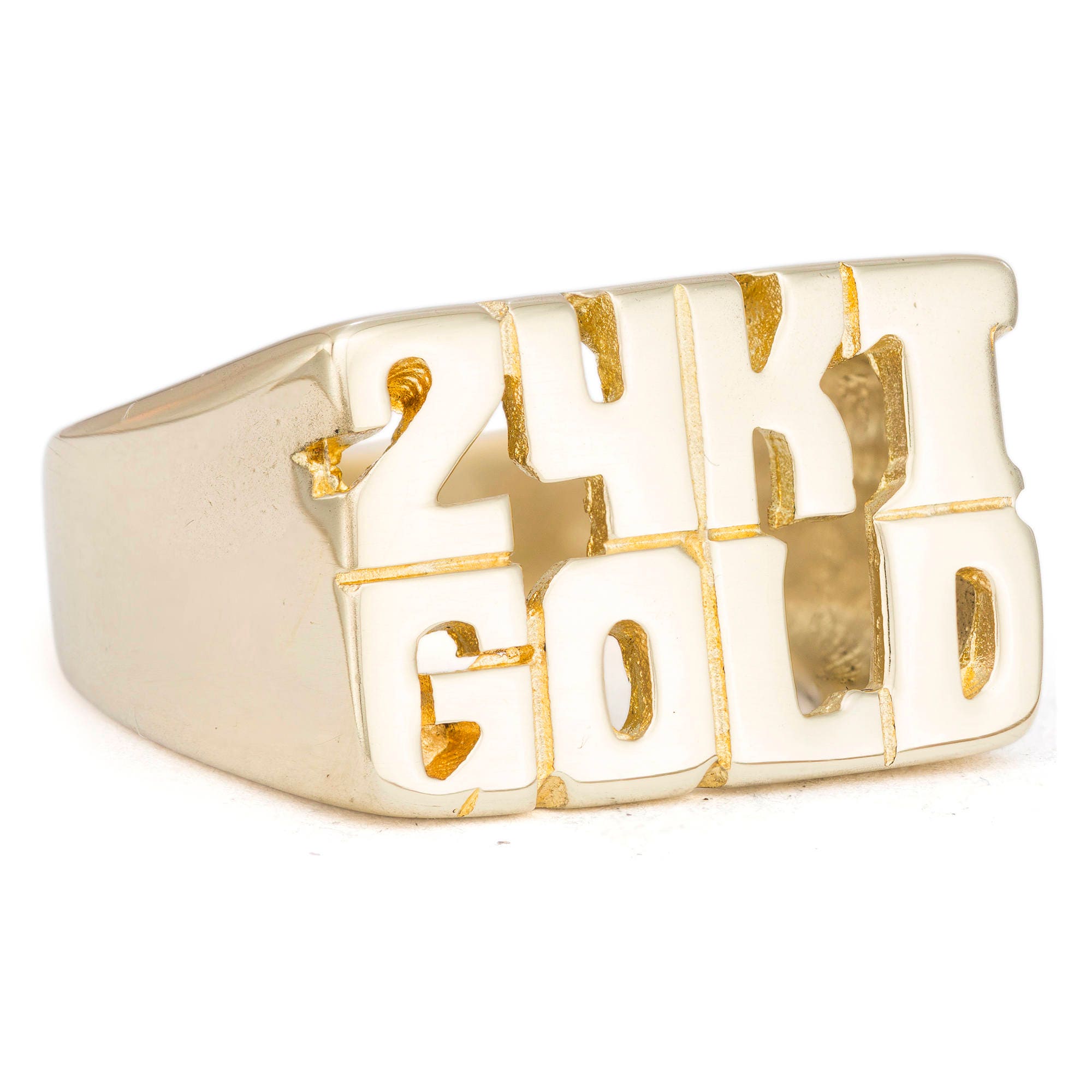 24KT Gold Ring - Etsy