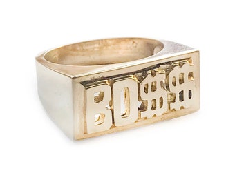 Boss name ring online