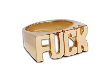 Fuck Ring (Block Style)