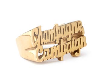 Champagne Campaign Ring