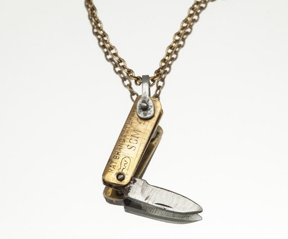 DAGGER KNIFE NECKLACE Unisex Miniature Knife