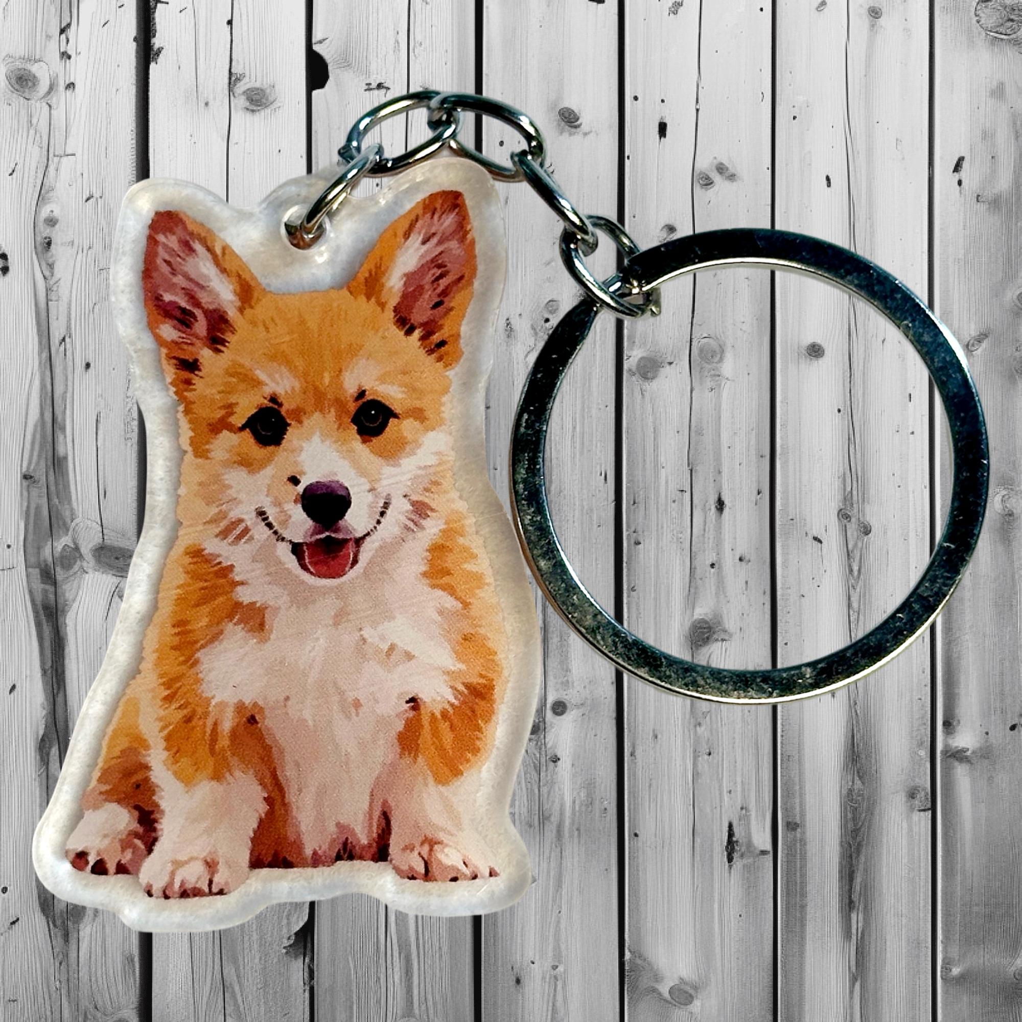 Corgi Keychain