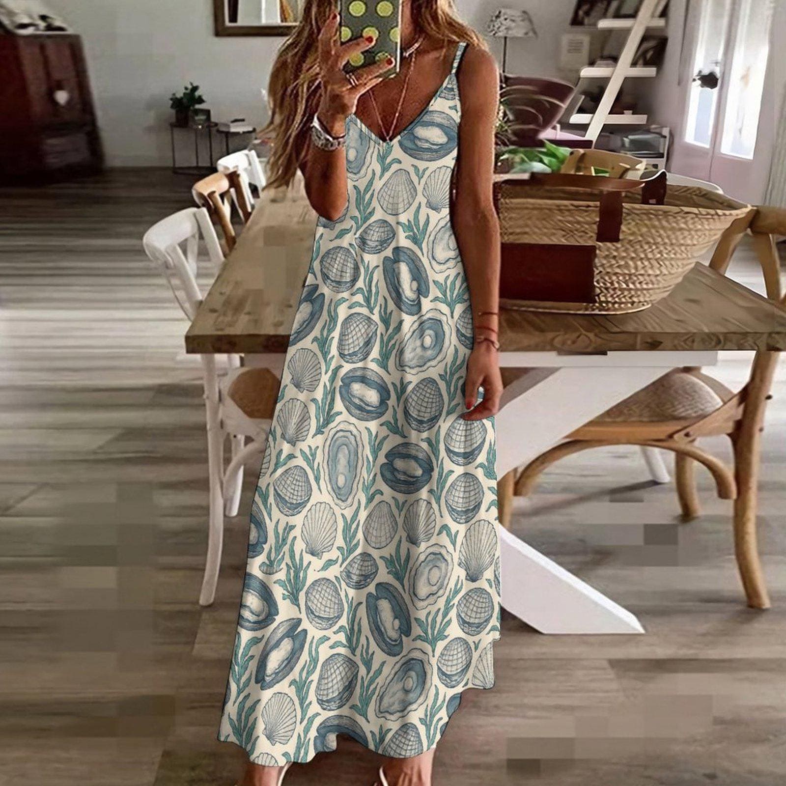 knee length dresses for ladies Bellamy Striped Sweetheart A-Line Midi Dress main image 1