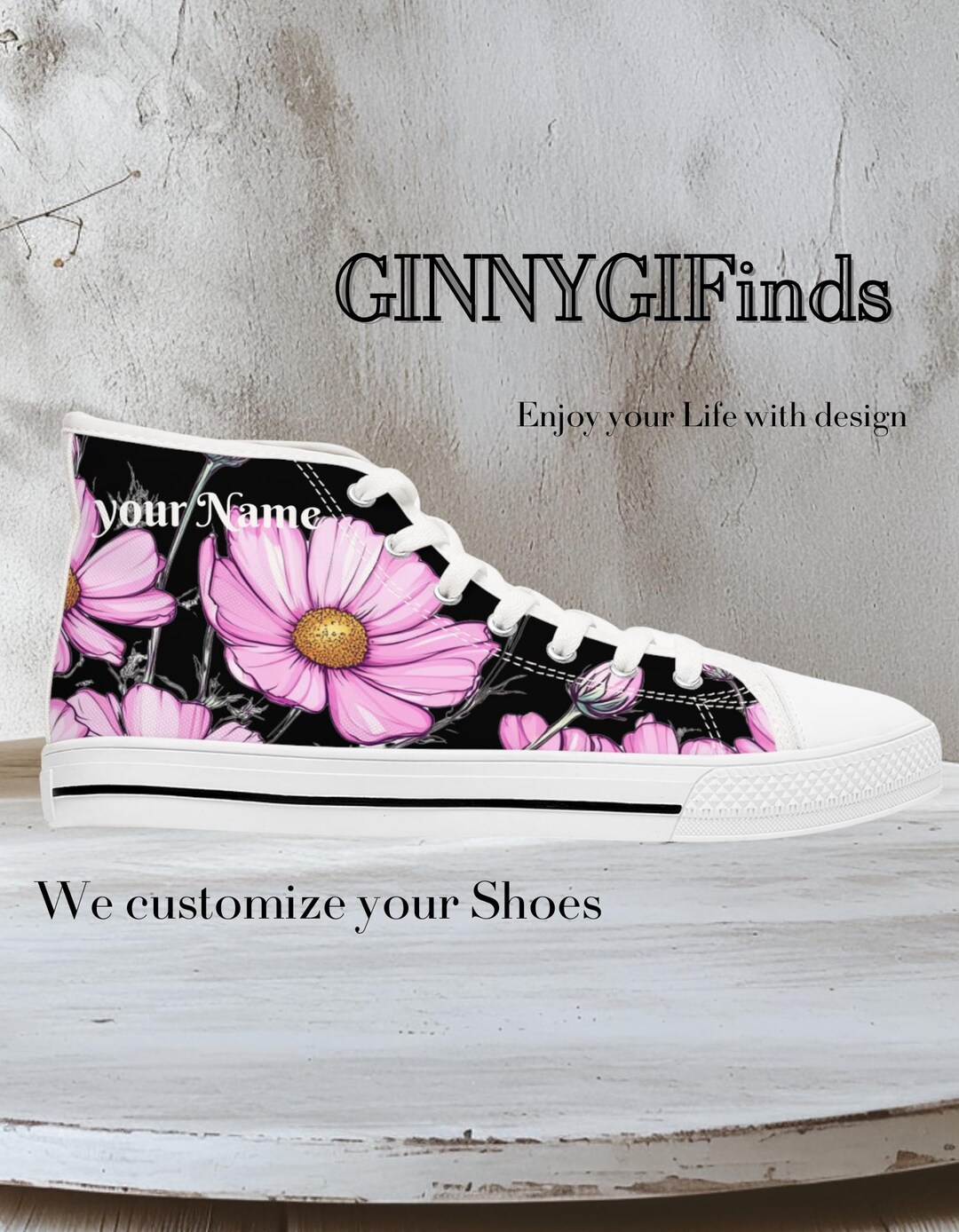GHOST FLORAL SNEAKER main image 0