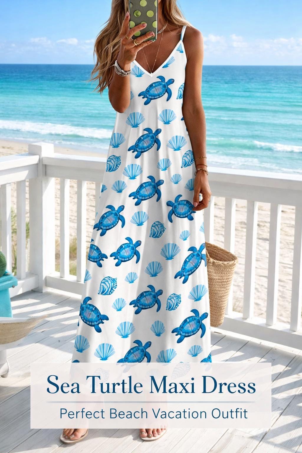 Blue Tropical Dress - Etsy