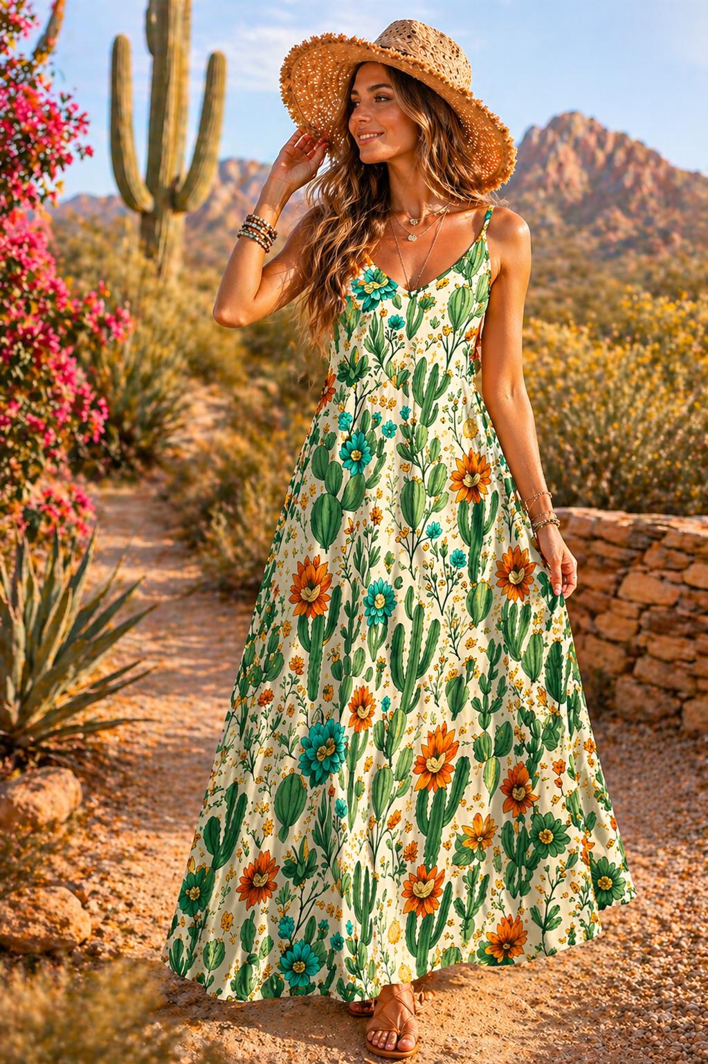 slim fit dress slacks Casual Flowy Boho Wedding Dress with Side Slit