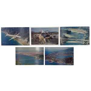 Cartes postales d'American Airlines - Lot de cinq - Des années 40 - Vintage - INUTILISÉES