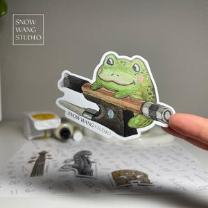 Single Violin Bow Frog Sticker Violin Sticker Waterproof