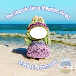 The Seaside Siren Monster Dress PDF Crochet Pattern