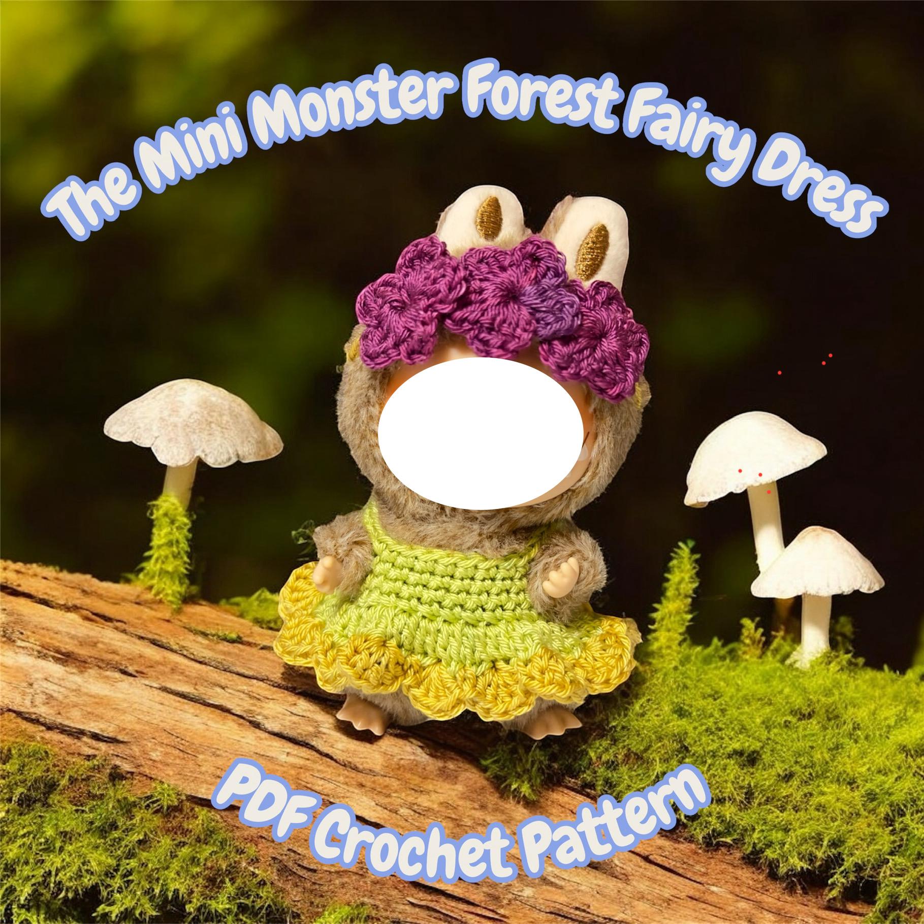 The Mini Monster Forest Fairy Dress PDF Crochet Pattern - Etsy The Mini Monster Forest Fairy Dress PDF Crochet Pattern - Etsy