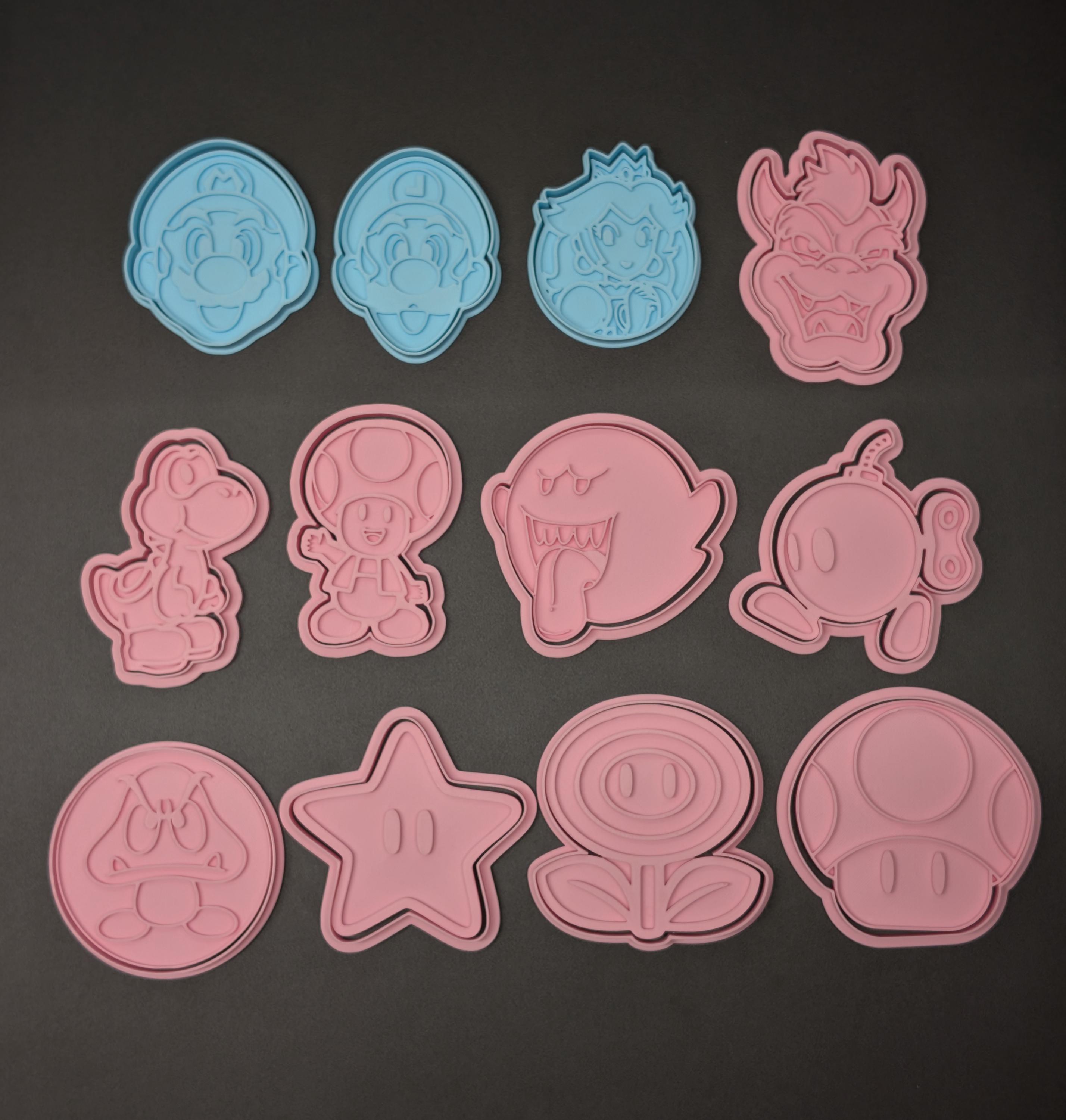 Cortadores de galletas de Super Mario