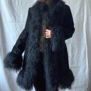 Black Shearling Penny Lane Coat, 70s Afghan Coat for Women, Suede Leather Coat, Handmade Winter Coat, Boho Shearling Overcoat, Cozy Retro Jacket, Women's Bohemian Coat, Afghan Style Suede Coat, Penny Lane Winter Coat, Shearling Lined Vintage Coat, Gift for Her Winter Fashion, Women's Mid-Length Coat, Classic 70s Outerwear, Handmade Leather Jacket for Women, Soft Suede Winter Coat, Retro Shearling Trench, Timeless Boho Overcoat, Vintage Afghan Suede Jacket, Elegant Women's Coat