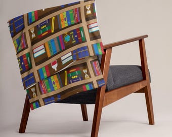 Fantasy Book Blanket: Cozy Fleece Throw for Book Lovers