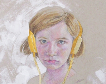 Gold Headphones 5