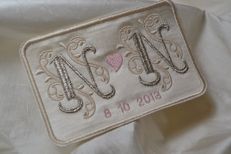 Wedding Dress Labels Embroidered