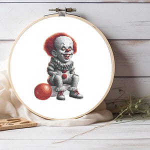 Horror Character cross stitch pattern, For Horror Decor, Happy Halloween Cross Stitch, instant pdf download, Pattern Keeper compatible pdf