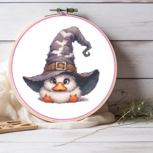 Cute Duck Cross Stitch pattern, Cute Duck Pattern, Sweet Wall Decor, Nursery Decor,  Cute Decor for Kids Room, Pattern Keeper Compatible PDF