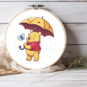 Winnie the Pooh Cross Stitch Pattern Nursery Counted Cross