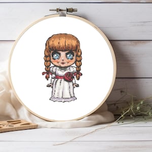 Horror Character cross stitch pattern, For Horror Decor, Happy Halloween Cross Stitch, instant pdf download, Pattern Keeper compatible pdf