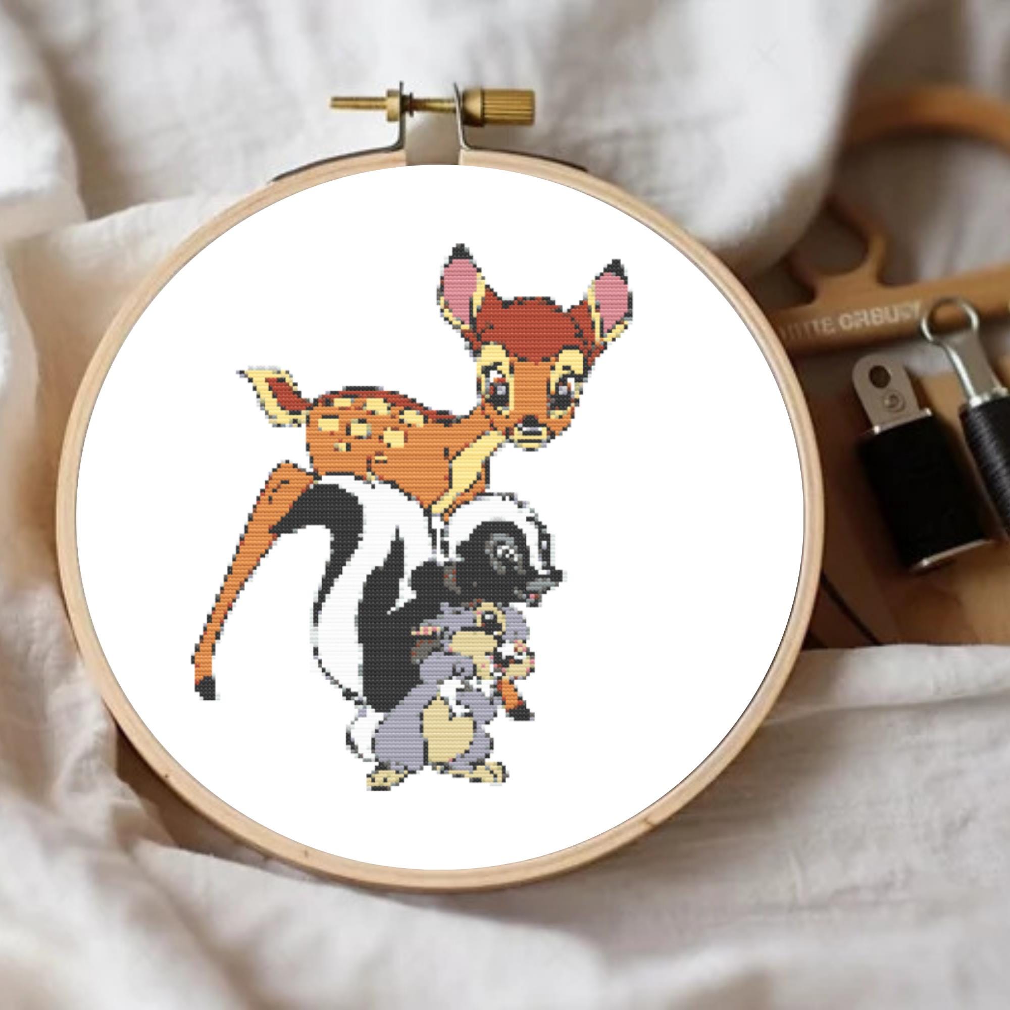 Bambi and Friends Cross Stitch Pattern | Forest Animals PDF Chart File ...