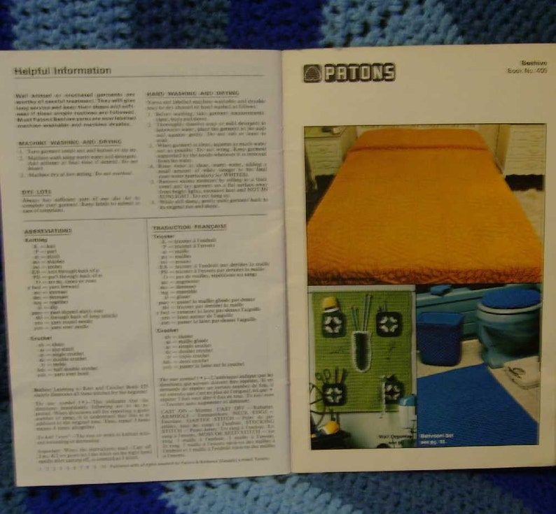 Patons Furnishing With Yarn Book 409