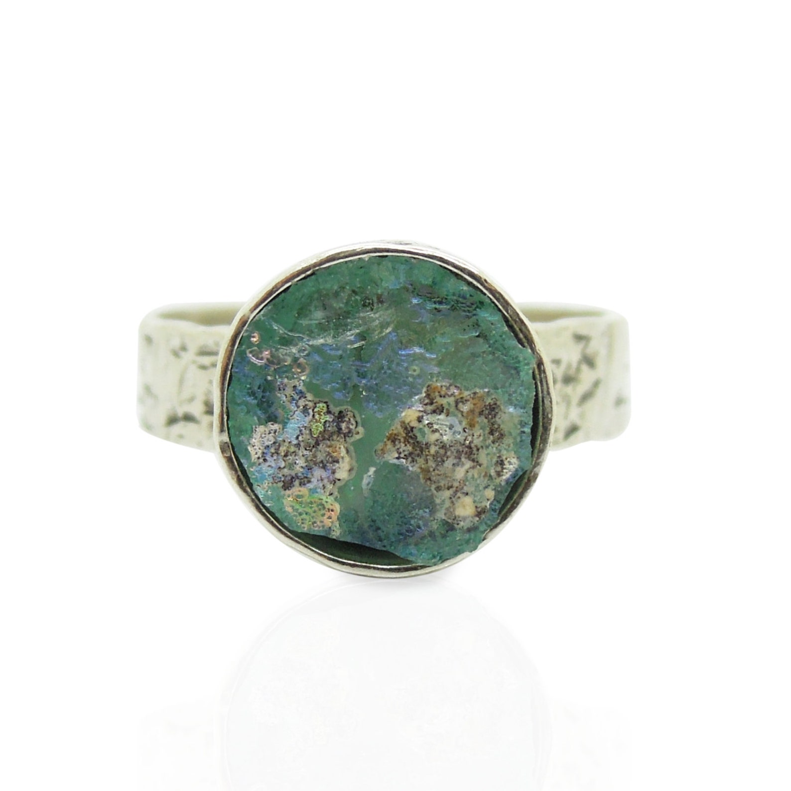 Roman Glass Jewelry 925 Sterling Silver Hadas1951 Handmade - Etsy