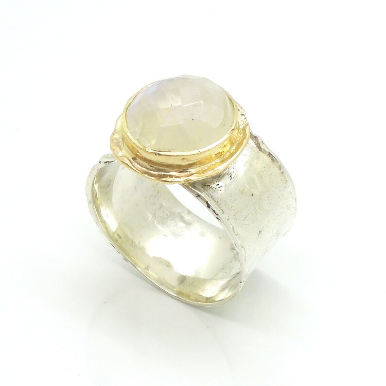 Moonstone & Silver Ring SZ8