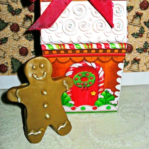 Gingerbread Man Soap Handcrafted