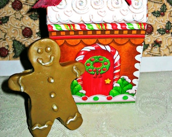 Gingerbread Man Soap Handcrafted