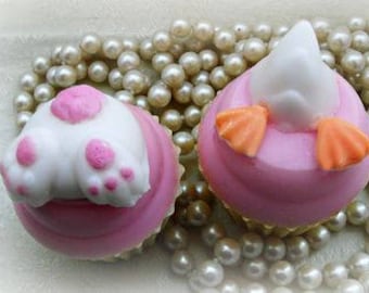 Bottoms Up Cupcake Handcrafted Soap