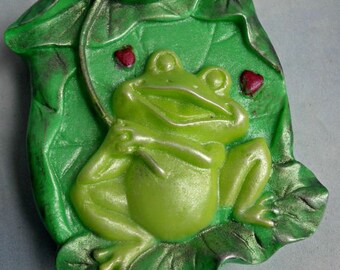Frog Soap Ribits and Raindrops