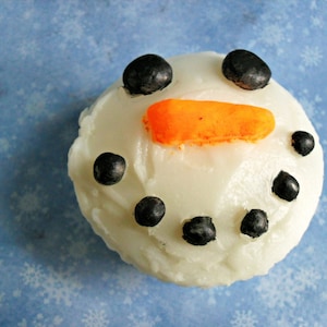 Snowman Cupcake Soap
