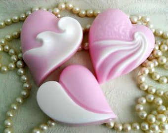 Art Deco Heart Hand crafted Soap