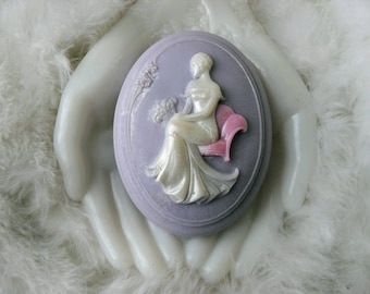 Handcrafted Aloe Soap Marilyn Cameo Soap