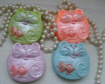 Funny Cat Soap Cat and fish soap Hungry Henry Cat Soap